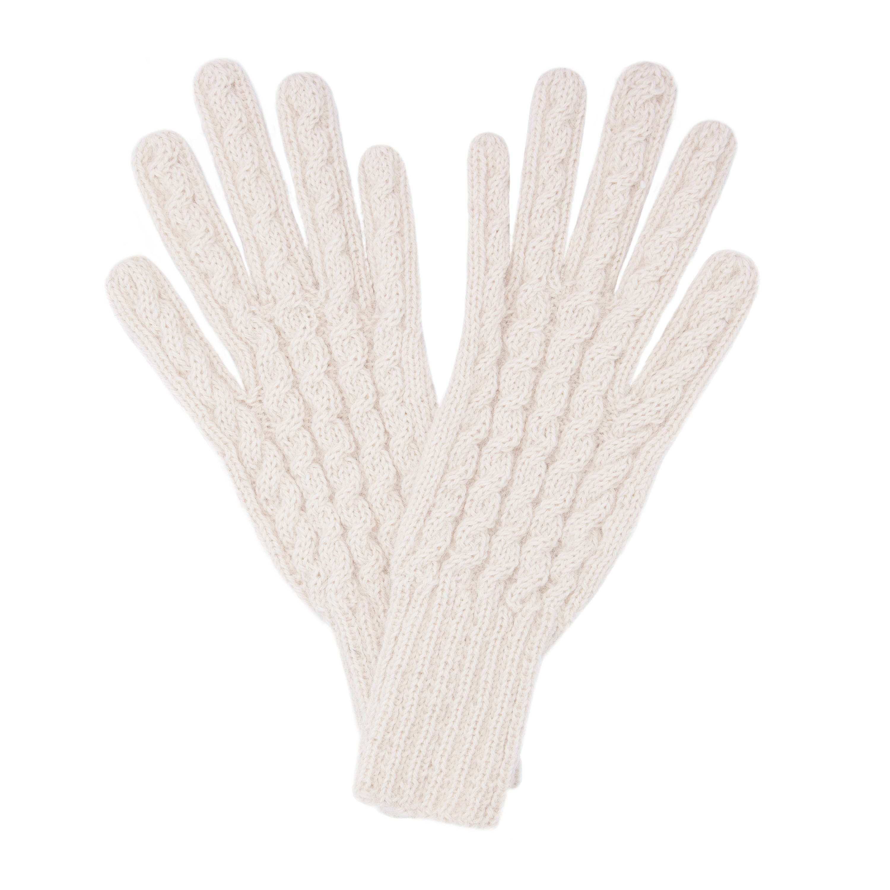 White wool clearance gloves