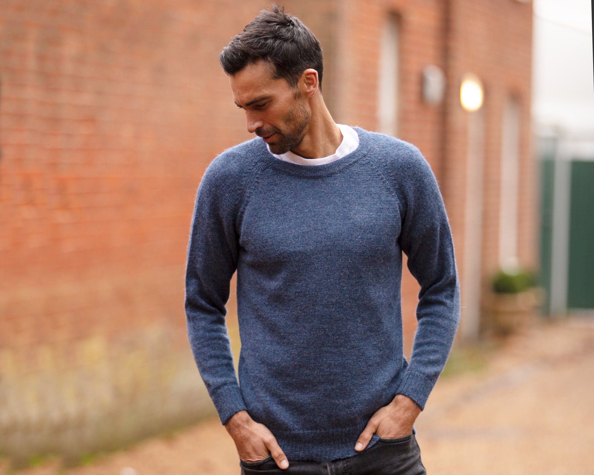 Crew neck outlet jumper