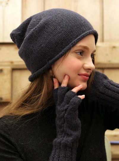 Black knit toque new arrivals